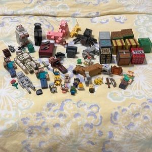 Lot of Minecraft Toys! 52 pieces included